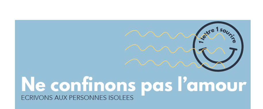 Ecrire une lettre pour une personne âgée isolée avec 1 lettre 1 sourire